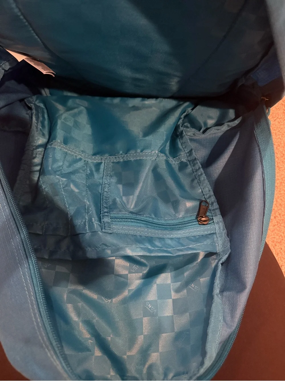 Vans Kids Backpack Teal with Purple Accents
